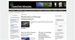 Desktop Screenshot of greentechadvocates.com