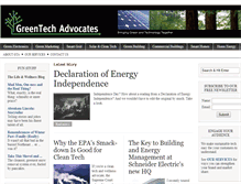 Tablet Screenshot of greentechadvocates.com